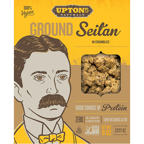 Upton’s Naturals Seitan Vegetarian Ground Beef Crumbles Artisan